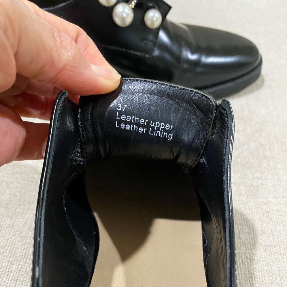 derby shoe with pearl and crystaI - Picture 12 of 12